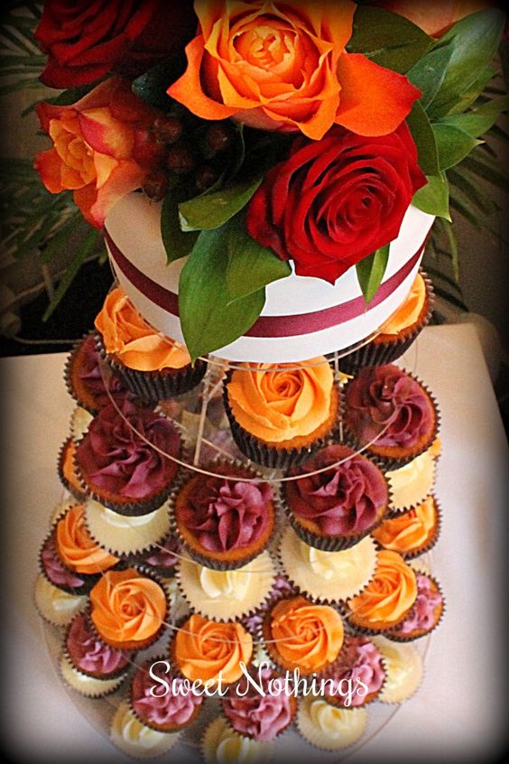 20 Best of Fall Wedding Cupcake Ideas | Roses & Rings