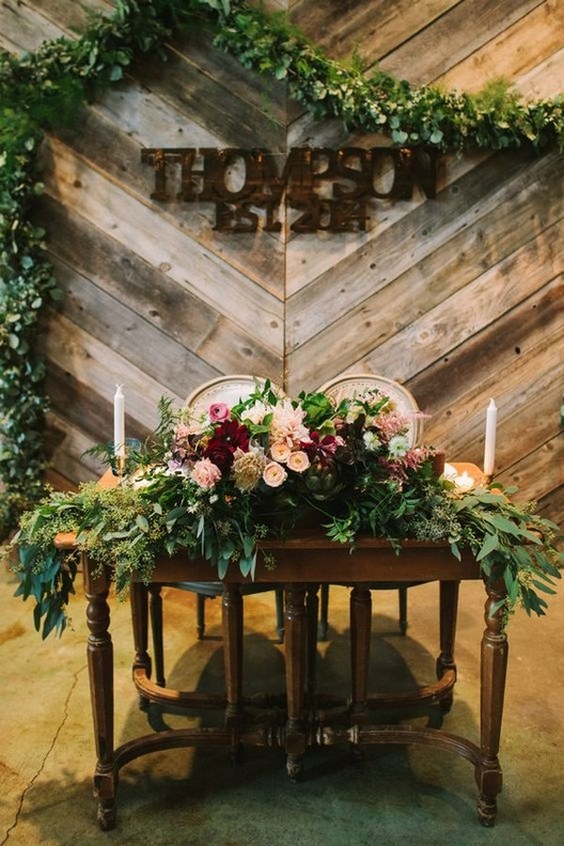 20 Rustic Country Wedding Head Sweetheart Table Ideas Roses And Rings