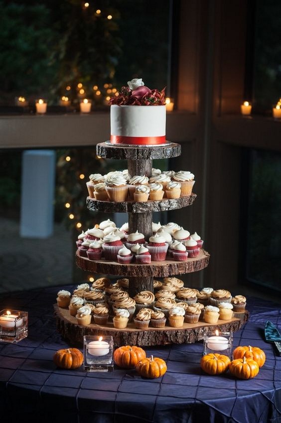 20 Best of Fall Wedding Cupcake Ideas | Roses & Rings