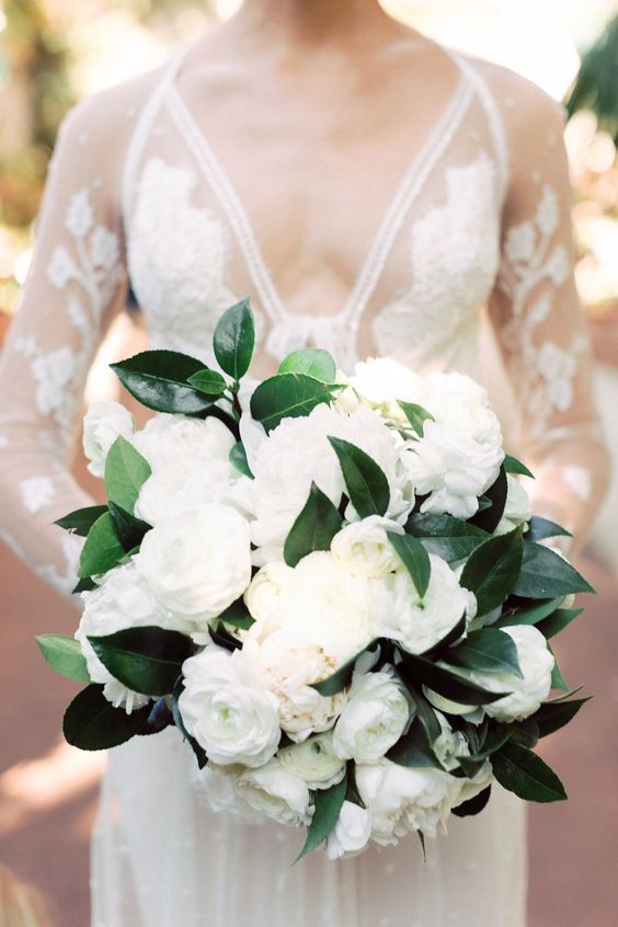 20 Best Greenery Wedding Bouquets | Roses & Rings