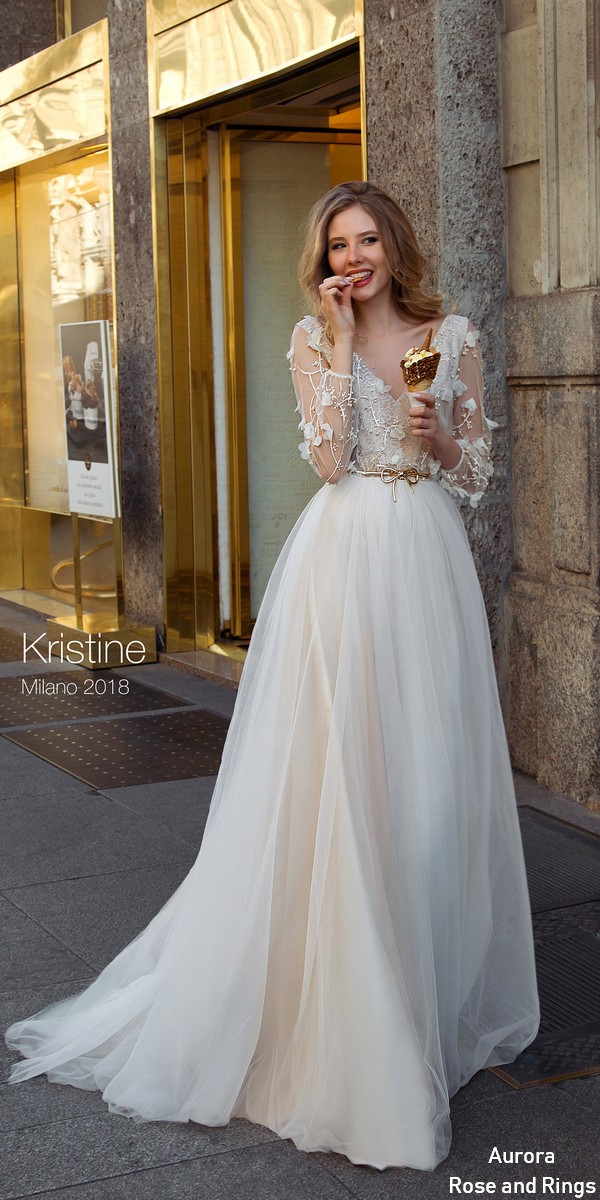 bohemian lace wedding dress with sleeves