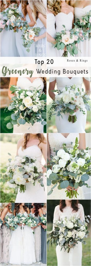 20 Best Greenery Wedding Bouquets 