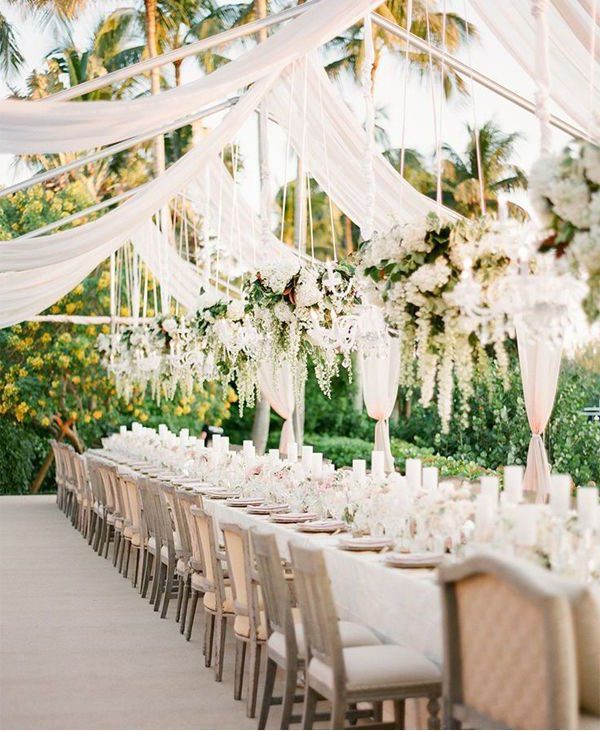 outdoor tented wedding decor ideas | Roses & Rings | Weddings, Fashion ...