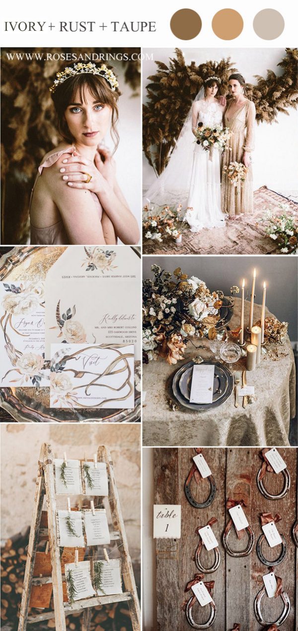 Top 10 Winter Wedding Color Palettes for 2024