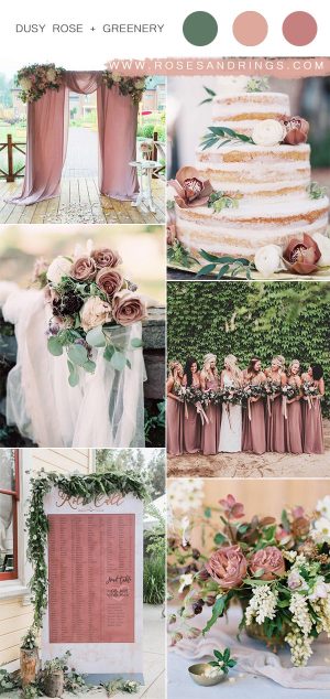 Top 9 Dusty Rose Wedding Color Palettes for 2024