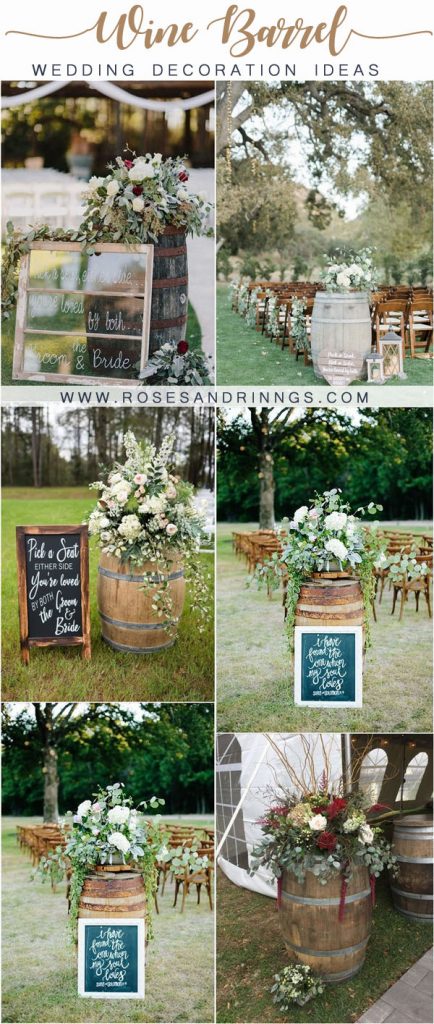 Top 20 Rustic Country Wine Barrel Wedding Ideas 