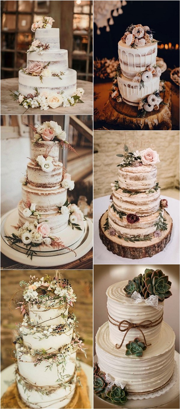 19 Rustic Wedding Cake Ideas Custom Made in Canada