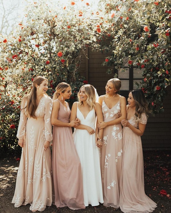 20 Mismatched Bridesmaid Dresses for 2020 | Roses & Rings