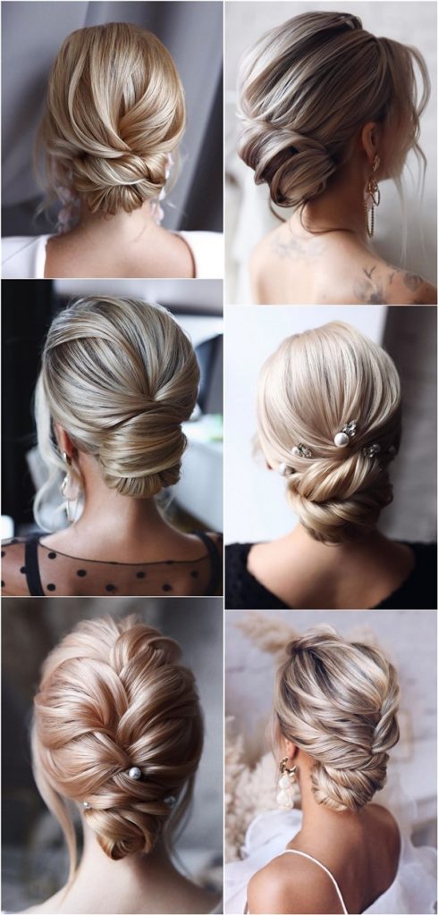 20 Classic Low Bun Wedding Updo Hairstyles from Tonyastylist