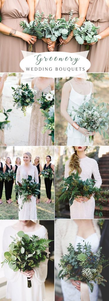 120 + Nature Green Leaf Wedding Color Ideas | Roses & Rings