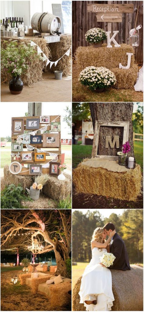 100 Rustic Country Wedding Ideas For 2024 Roses Rings   Simple Rustic Country Wedding Ideas Inspired By Hay Bales 473x1024 