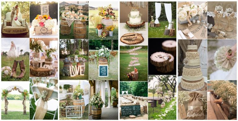 Country Outdoor Wedding Ideas 768x390 