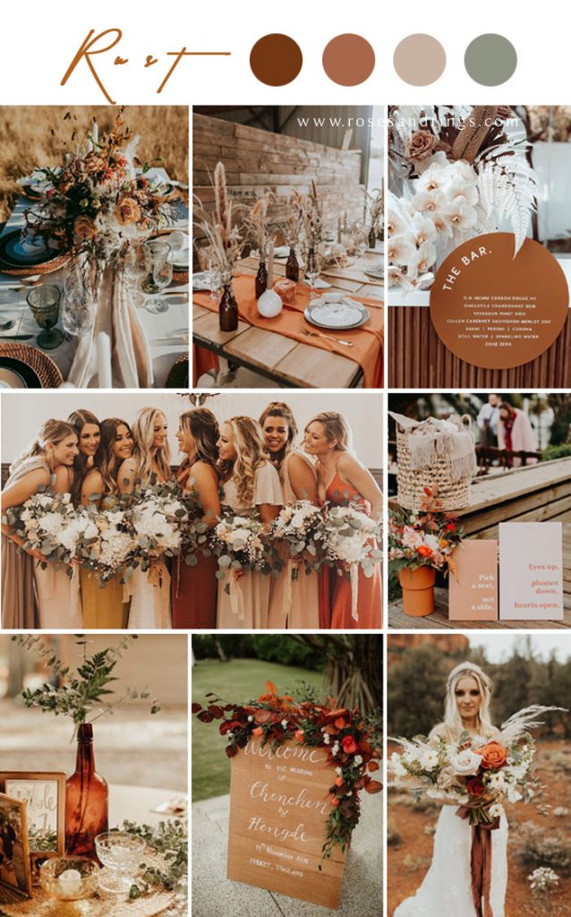 Top 10 Rust Terracotta Wedding Colors for Fall Wedding 2025