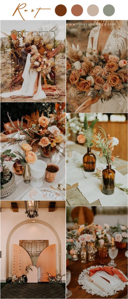 Top 10 Rust Terracotta Wedding Colors for Fall Wedding 2025