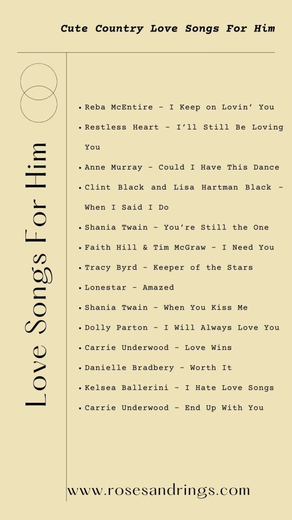 Cute Country Love Songs For Him 576x1024 