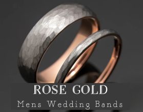 30 Modern Mens Black Wedding Bands for 2024 | Roses & Rings